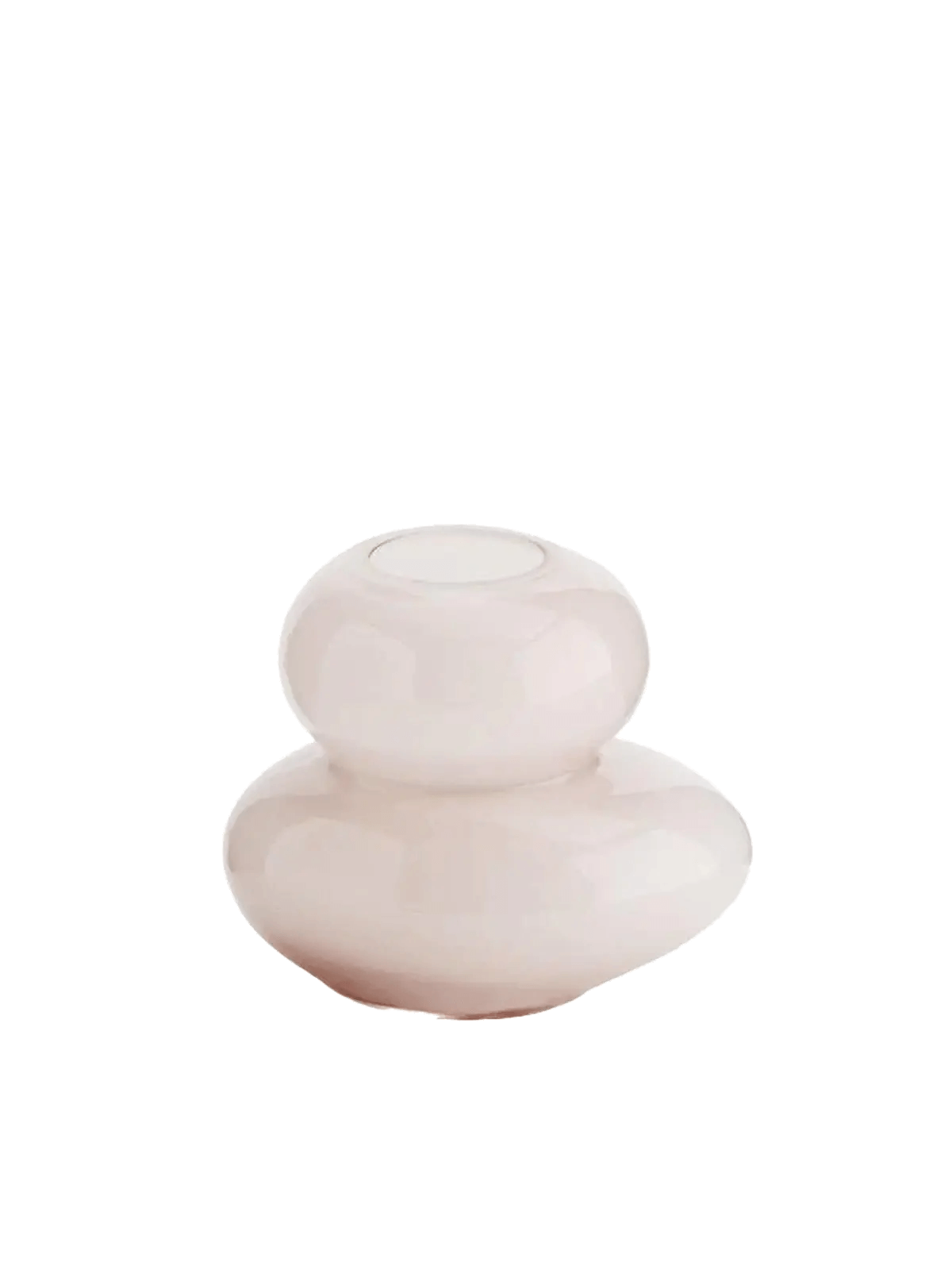 Dusty Pink Round Glass Vase Shop online at Marmaduke Shoppe