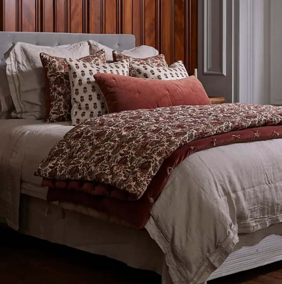 Eloise Eiderdown Brick French Country Collections