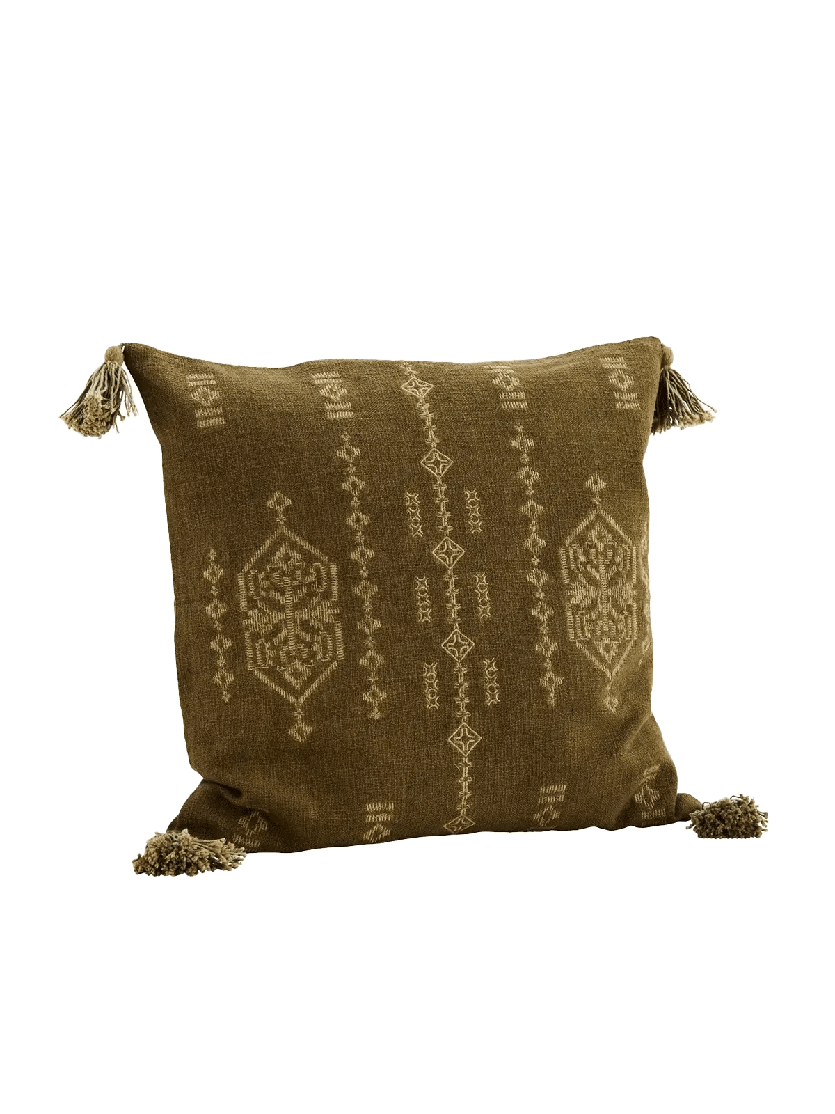 Embroidered Cushion Wooden Horse
