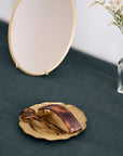 Brass Ruffle Edge Tray