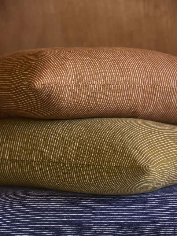 Fine Striped Linen Cushion Cover Città