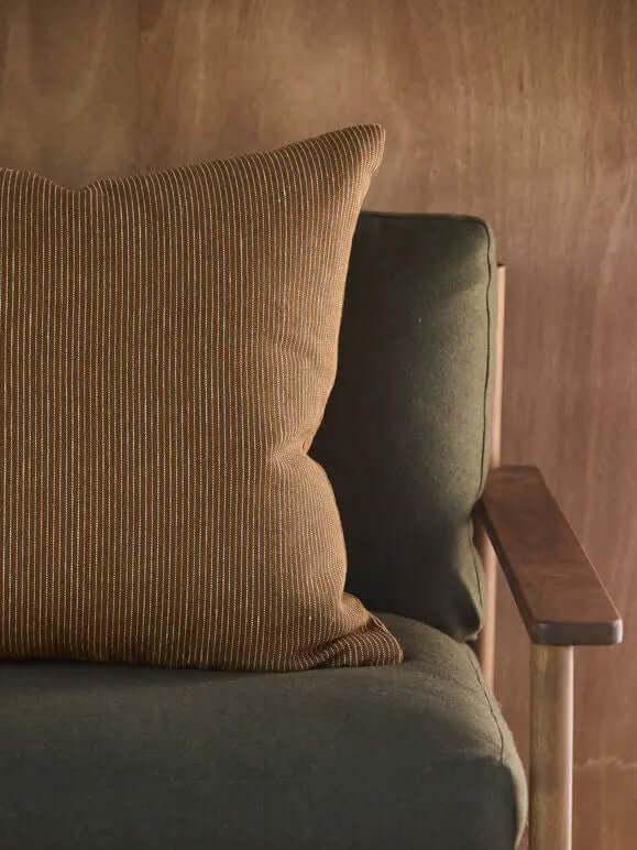 Fine Striped Linen Cushion Cover Città