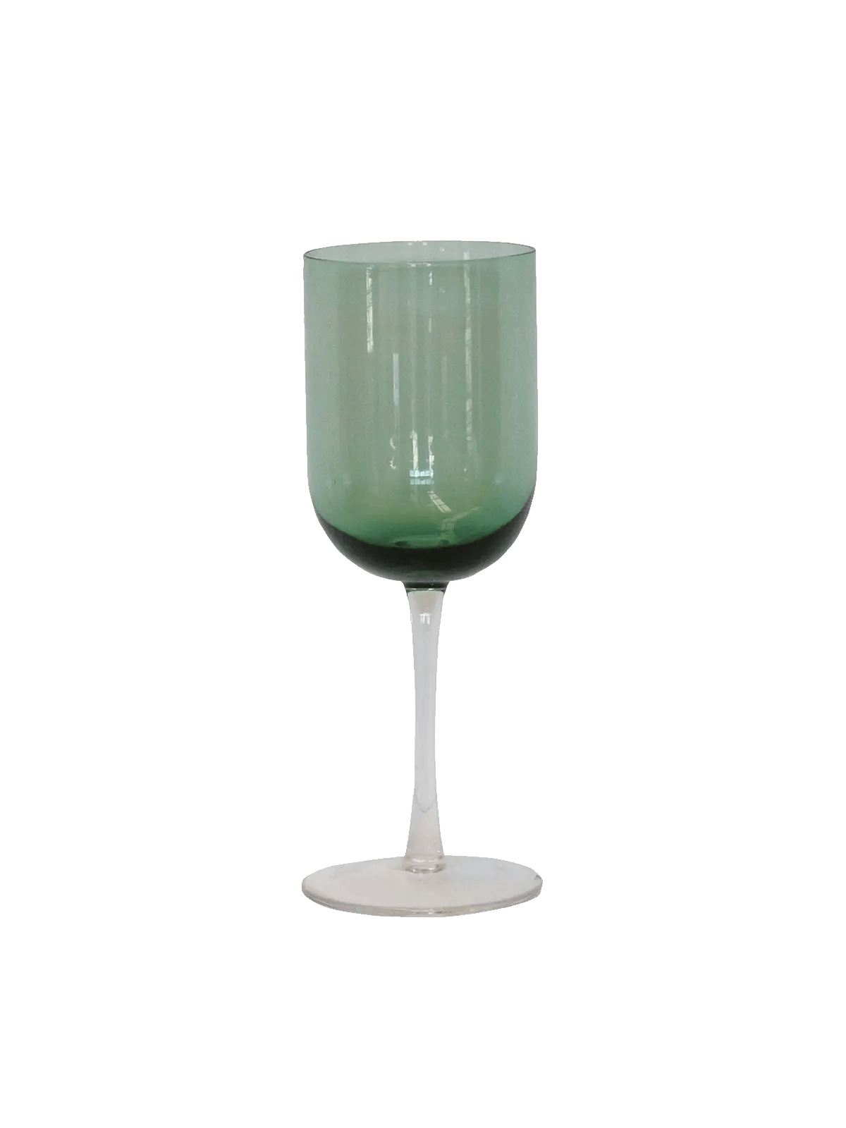 Fino Verde Hand-blown Wine Glass CC Interiors