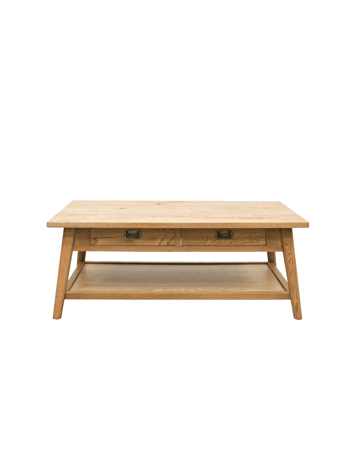 Vaasa Oak Rectangle Coffee Table - 2 Drawer Hawthorne Group