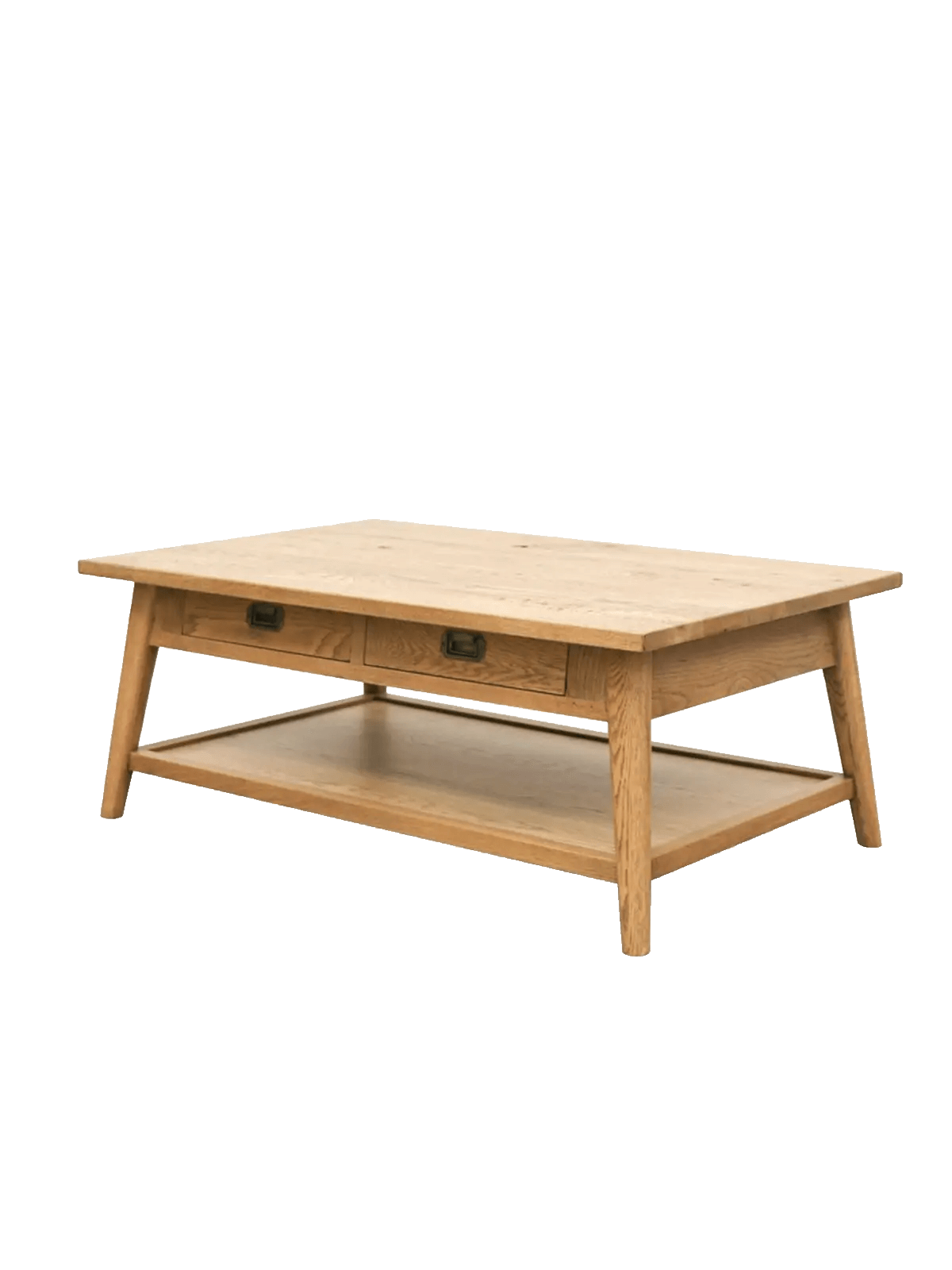 Vaasa Oak Rectangle Coffee Table - 2 Drawer Hawthorne Group