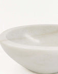 Flora Large Wavy Marble Dish Hawthorne Group