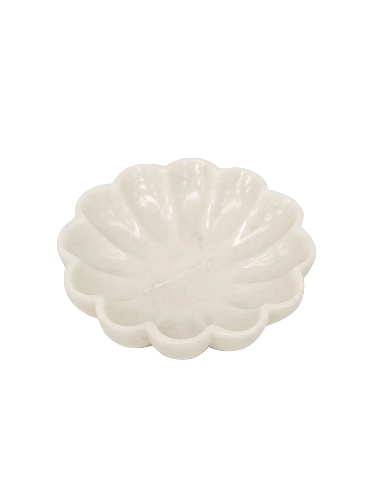 Flora Small Wavy Marble Dish Hawthorne Group