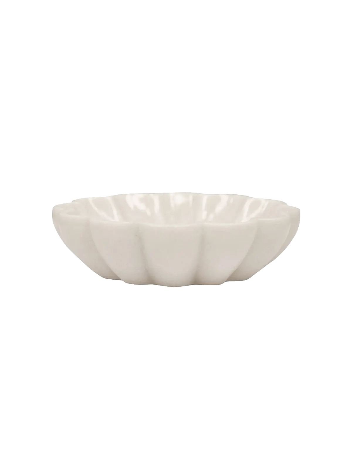 Flora Small Wavy Marble Dish Hawthorne Group