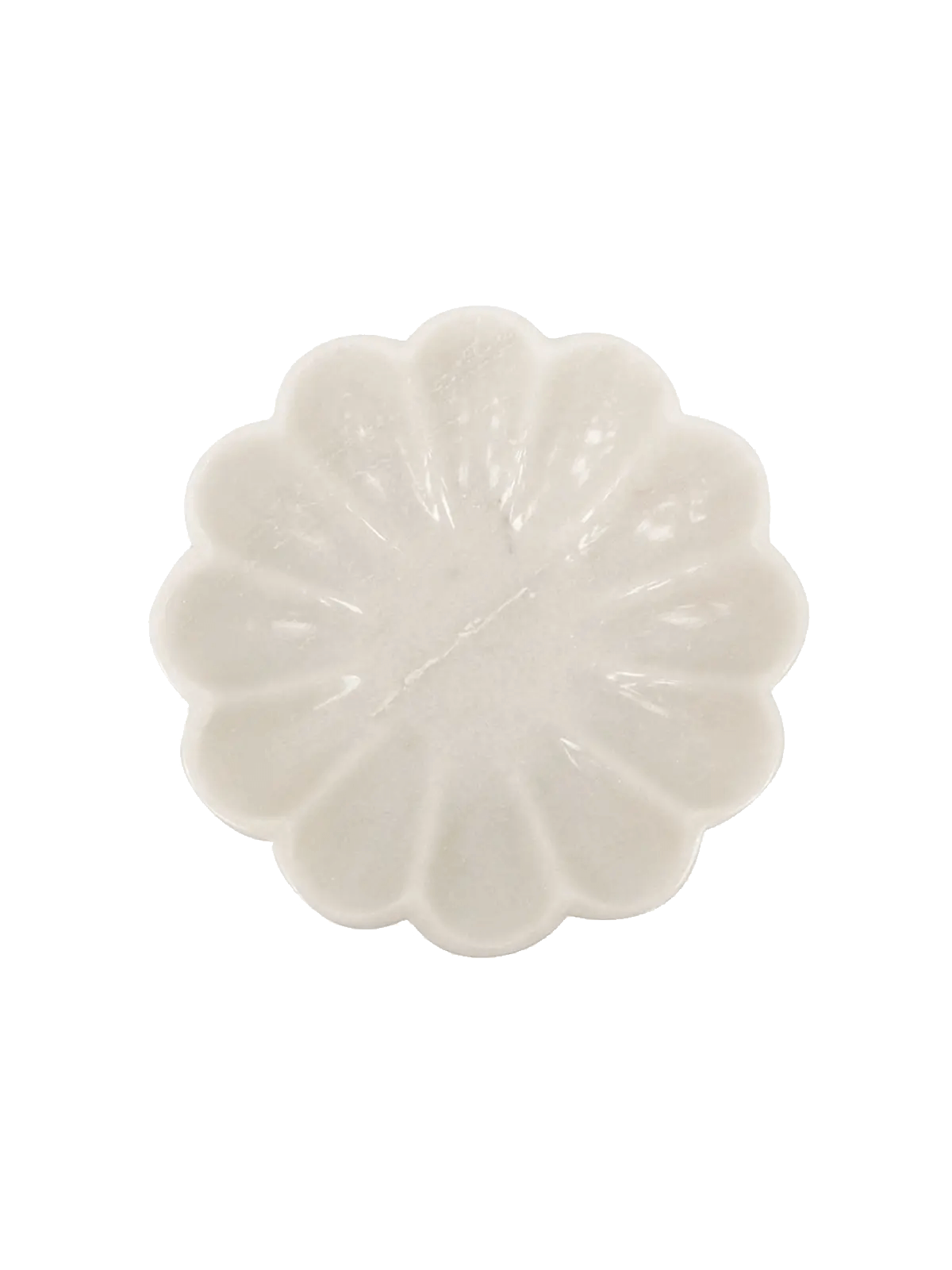 Flora Small Wavy Marble Dish Hawthorne Group
