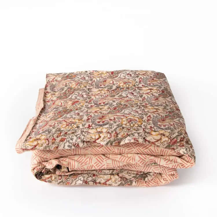 Floral Peacock Bedding Trade Aid