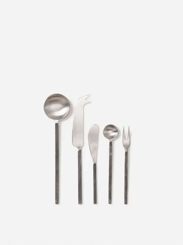 Forge Burnished Condiment Spoon Città