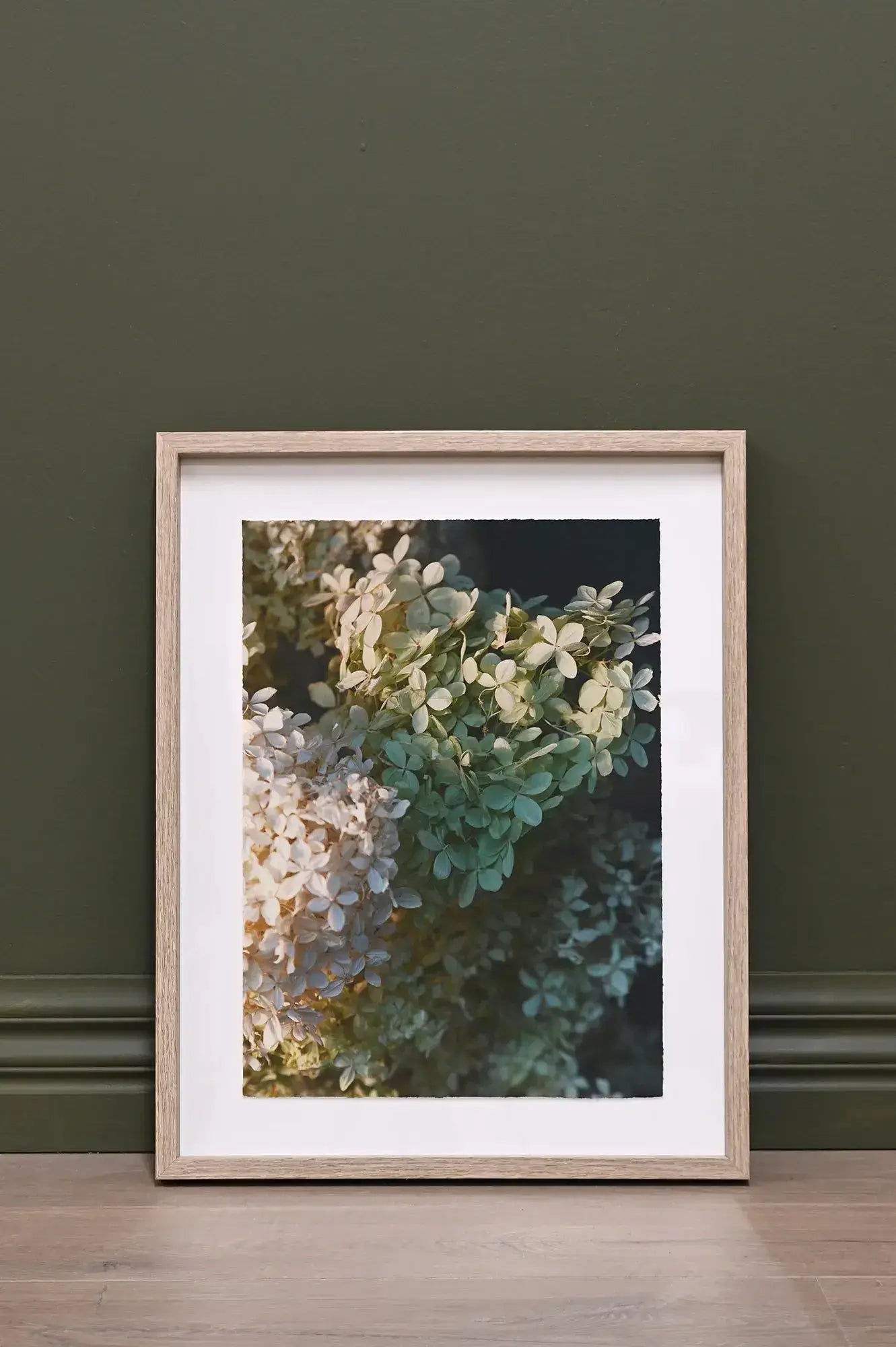 Framed Wall Art - Hydrangeas May Time