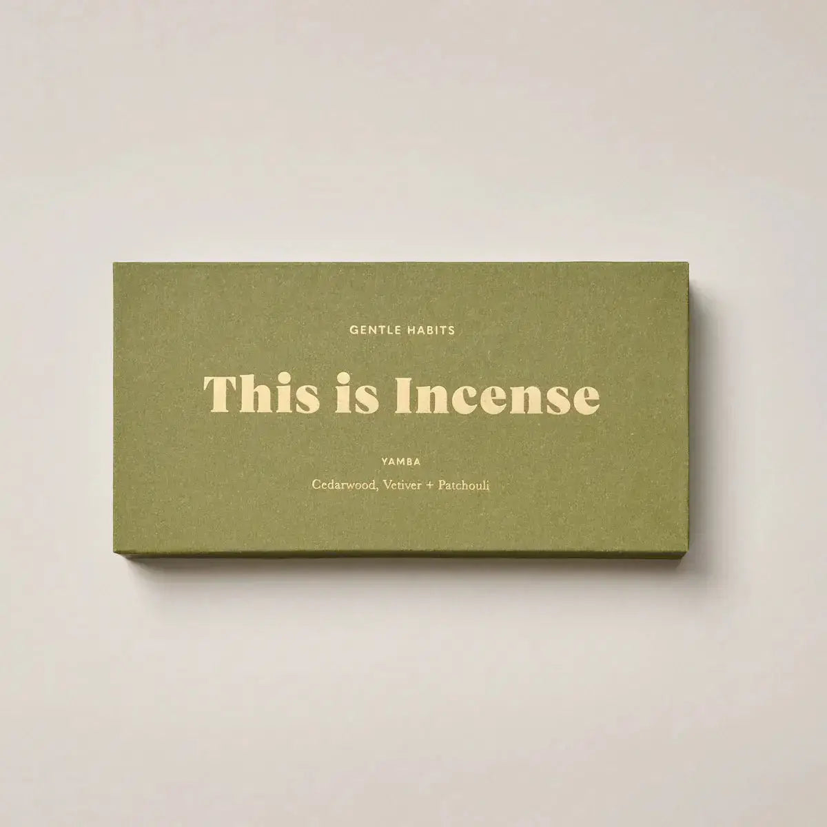Gentle Habits | This is Incense - Yamba Gentle Habits