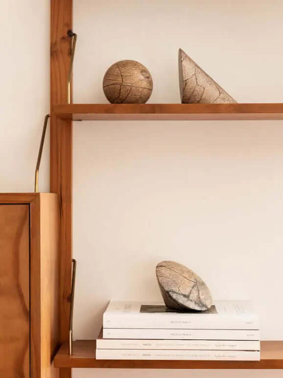 Geo Marble Wedge Forest Brown Città