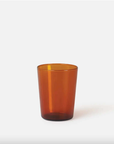 Glass Tumbler in Amber / set of 4 Città