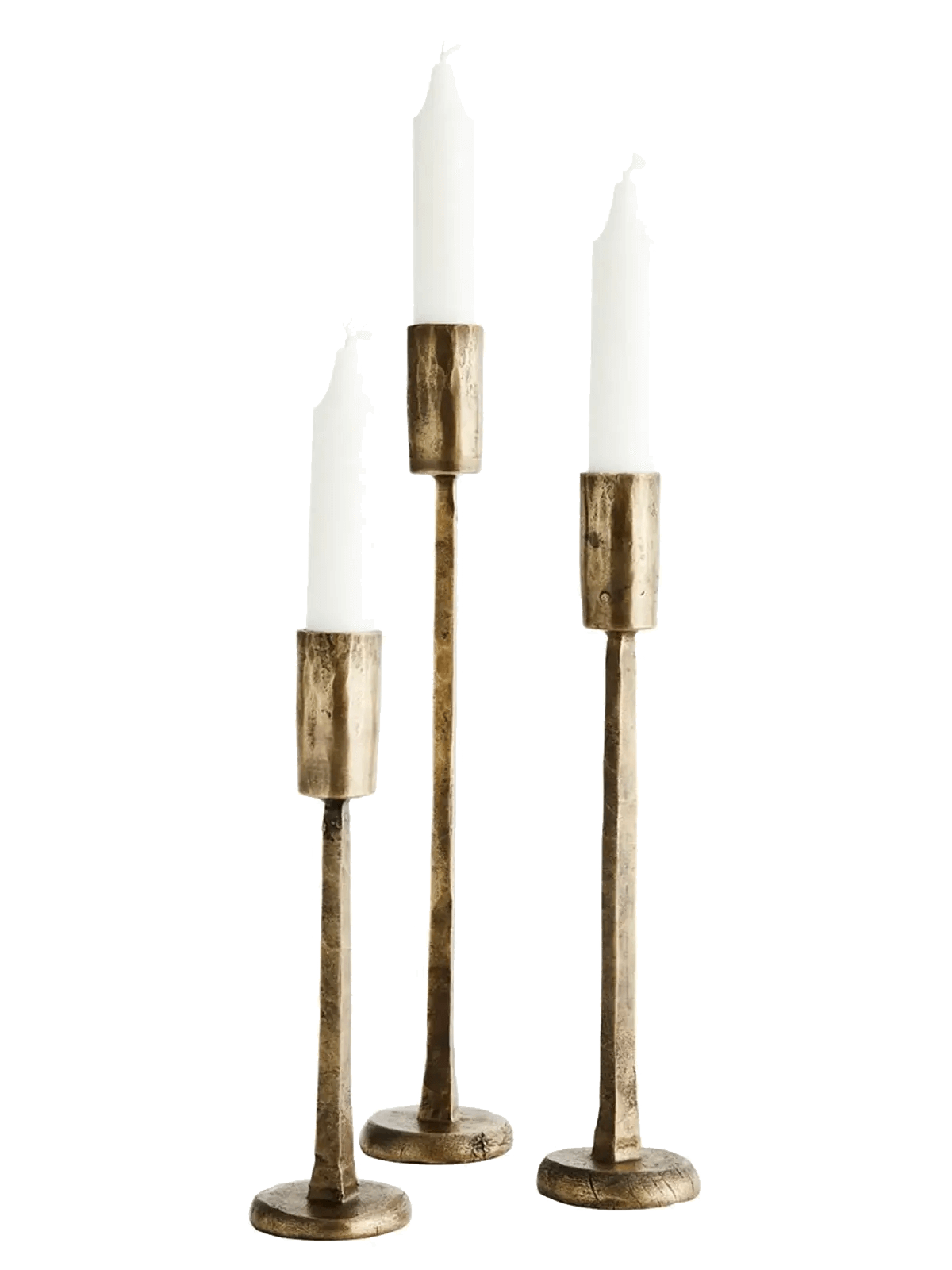 Hand Forged Candle Holder Wooden Horse