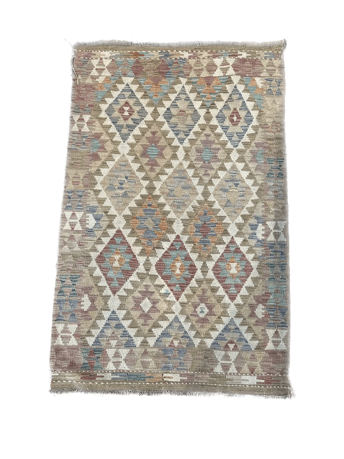 Hand Knotted Afghan Chobi Kilim Rug 145x93cm Nirvana