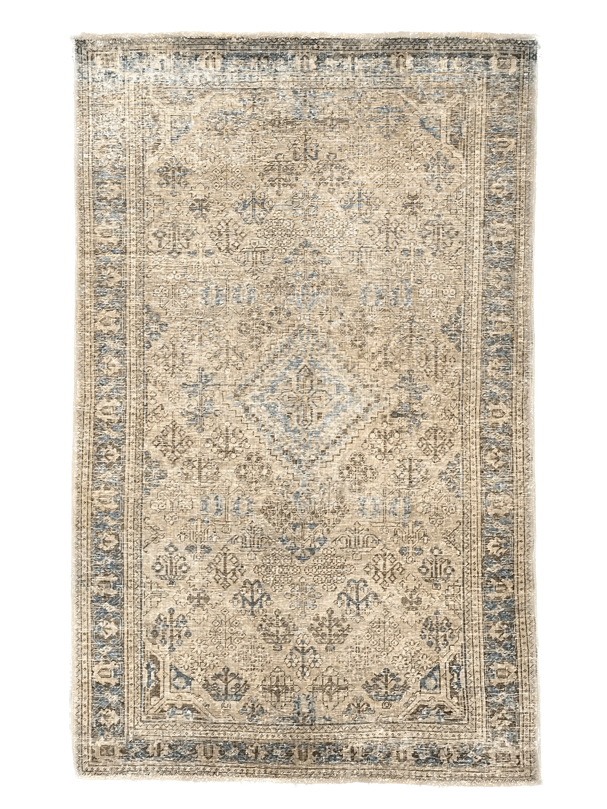 Hand Knotted Persian Shirazi Rug 206x128cm Kuzu Rugs