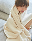 Herringbone Cotton Towel Fog Linen