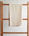 Herringbone Cotton Towel Fog Linen