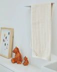 Herringbone Cotton Towel Fog Linen