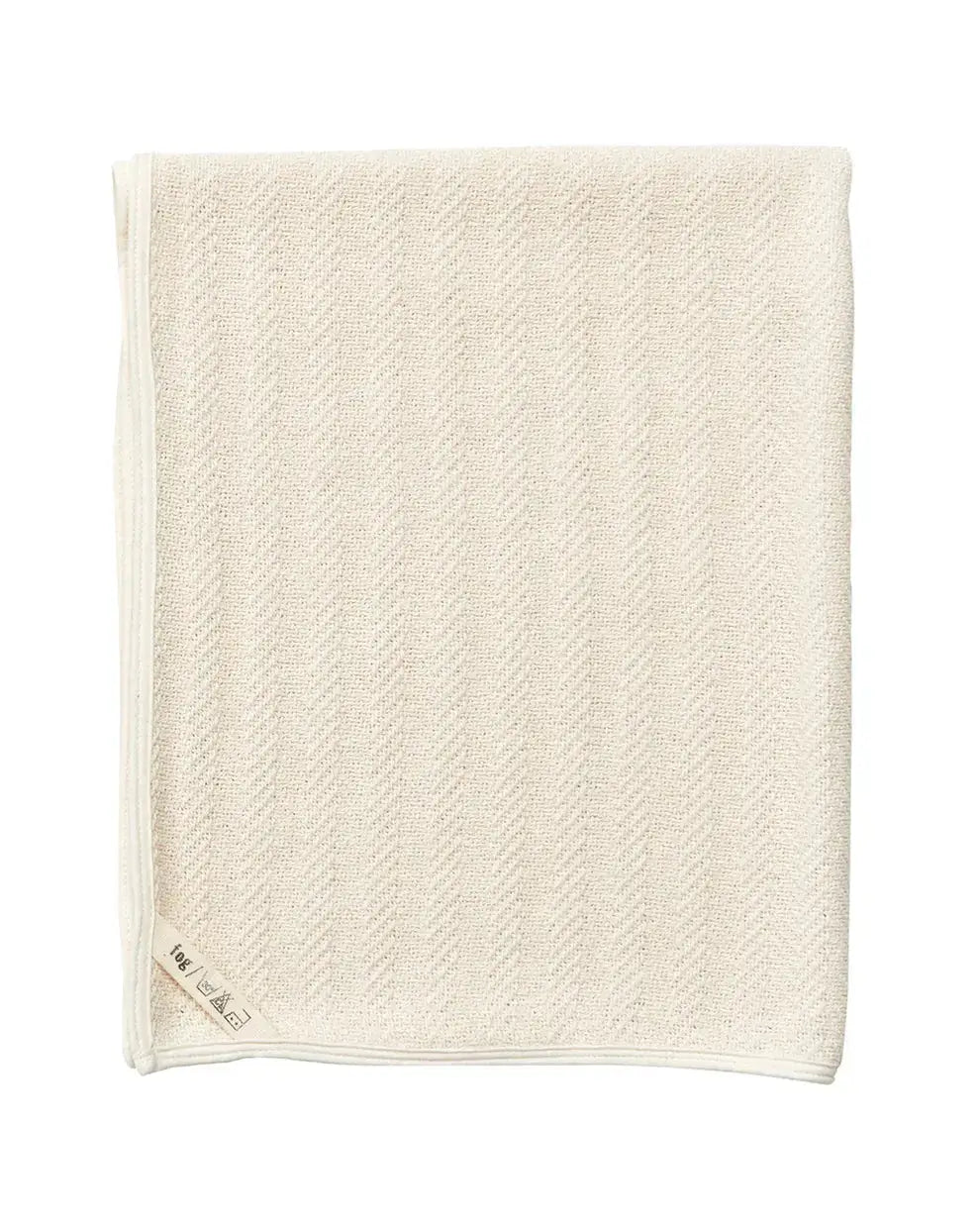 Herringbone Cotton Towel Fog Linen