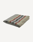 Herringbone Stripe Linen Throw French Country Collections
