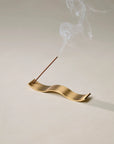 Brass Wave Incense Holder