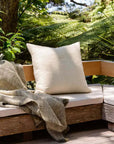 Hutt Wool Throw Ivy/Natural Città