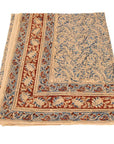 Indigo Tulips Tablecloth Trade Aid