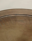 Iris Pedestal Table in Antique Black Finish CC Interiors