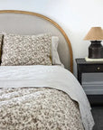 Lilibeth Handblock Olive Velvet Bedding Marmaduke Shoppe