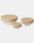 Linen Bowl Cover | Set of 3 Fog Linen