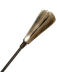 Long Shoe Horn Nickel Finish with Wooden Handle CC Interiors