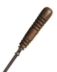 Long Shoe Horn Nickel Finish with Wooden Handle CC Interiors
