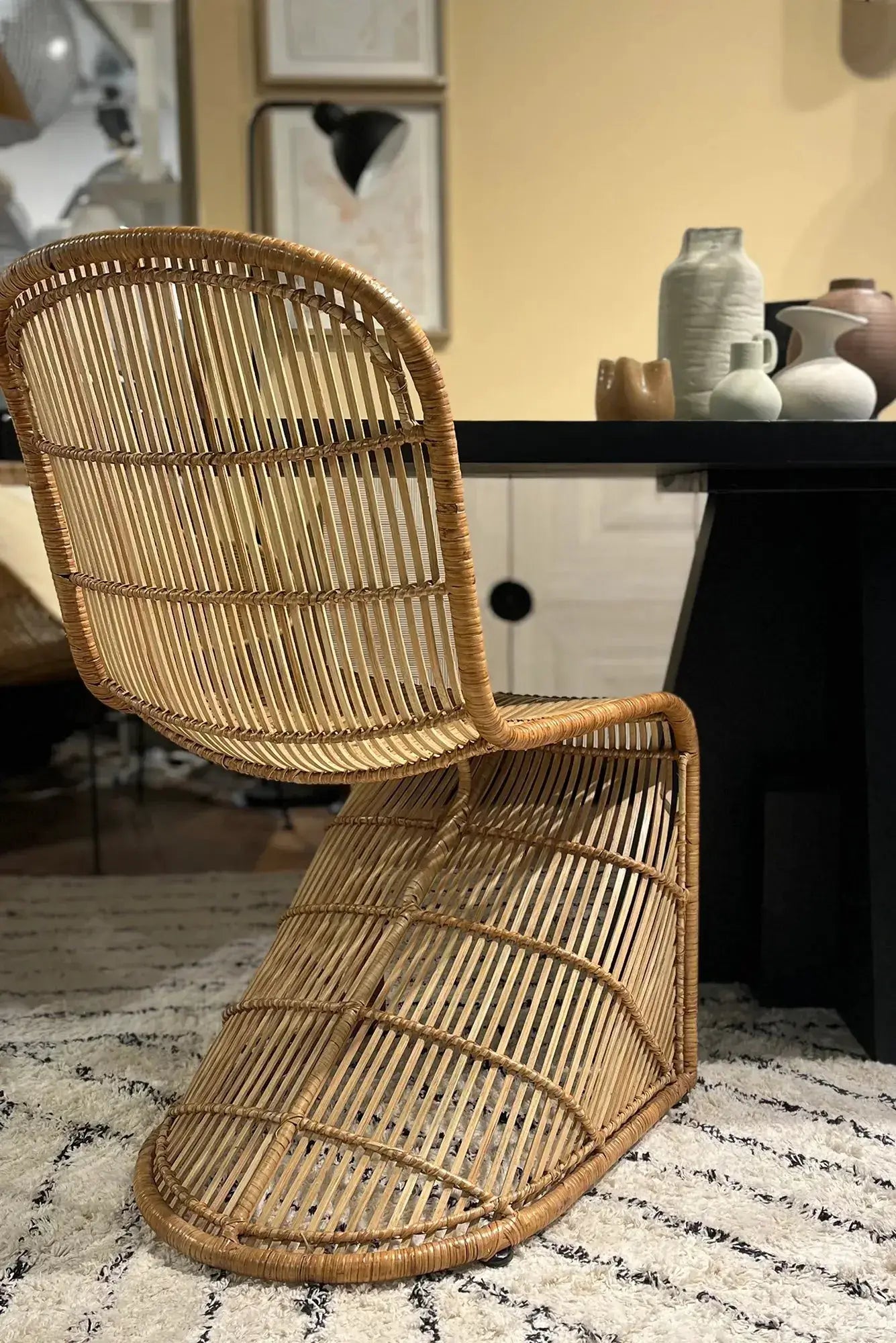 Lucy Flare Dining Chair Natural May Time