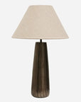 Luggate Tapered Lamp in Antique Brass Finish CC Interiors
