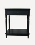 Alba Black Bedside Table French Country Collections