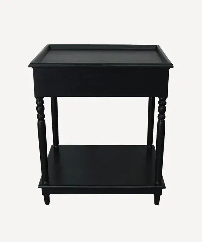Manu Black Bedside Table French Country Collections Marmaduke Shoppe