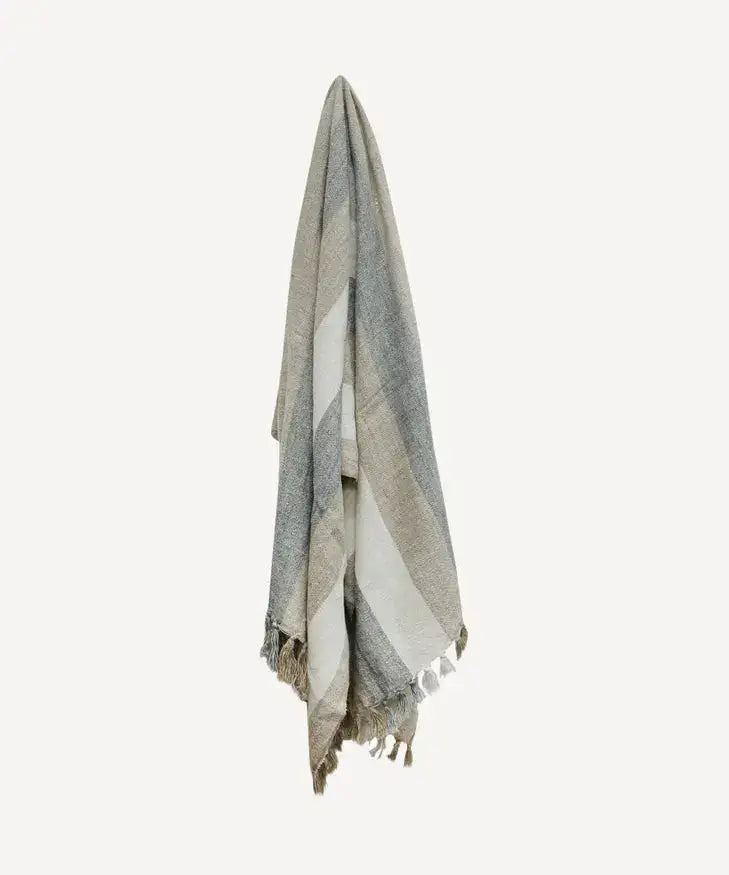 Marine Stripe Throw French Country Collections