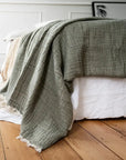 Nomad Linen Throw Blanket Loomwares