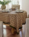 Odette Handblock Cotton Tablecloth French Country Collections