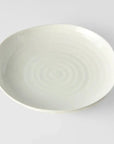 Off White Uneven Dinner Plate Naibu