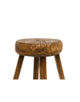 Original Wooden Large Round Stool Hawthorne Group