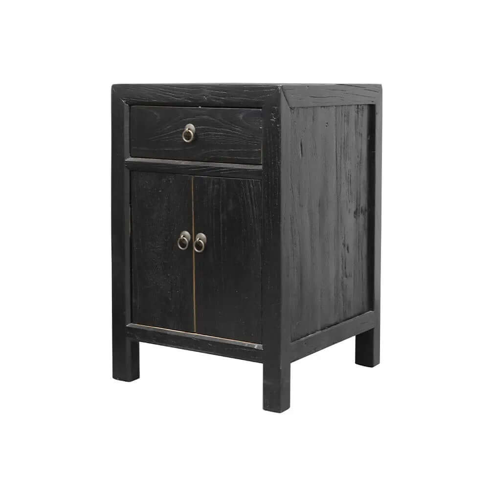 Parq Black Bedside Table Hawthorne Group