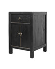 Parq Black Bedside Table Hawthorne Group