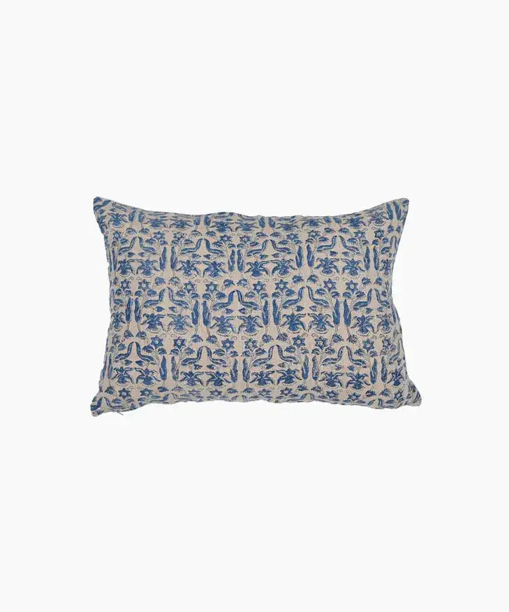 Petro Floral Azure Cushion Cover French Country Collections