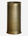 Ravello Etched Umbrella Stand in Antique Brass CC Interiors