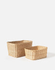 Rectangle Natural Rattan Basket Città