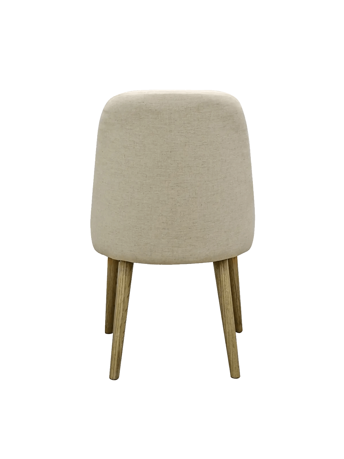 Genoa Natural Linen Dining Chair Hawthorne Group